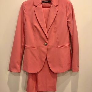 ZARA pink suit jacket and pants set NWOT